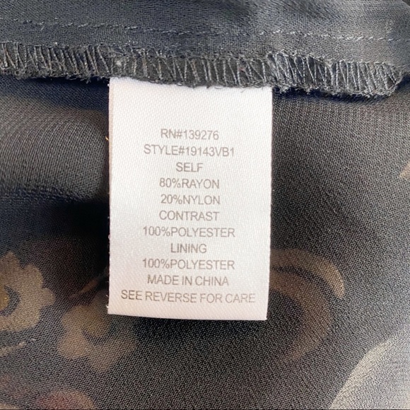 Daniel Rain Top Sleeveless Velvet Semi Sheer - Picture 7 of 7